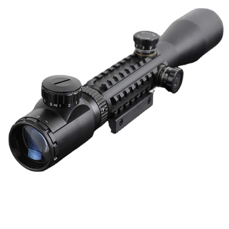 3-9x40 жарықтандыратын жасыл қызыл нүкте аңшылық оптикасы көзілдірік ату тактикалық винтовкасы 11 мм немесе 20 мм бос тіректері бар Airsoft шолғышы