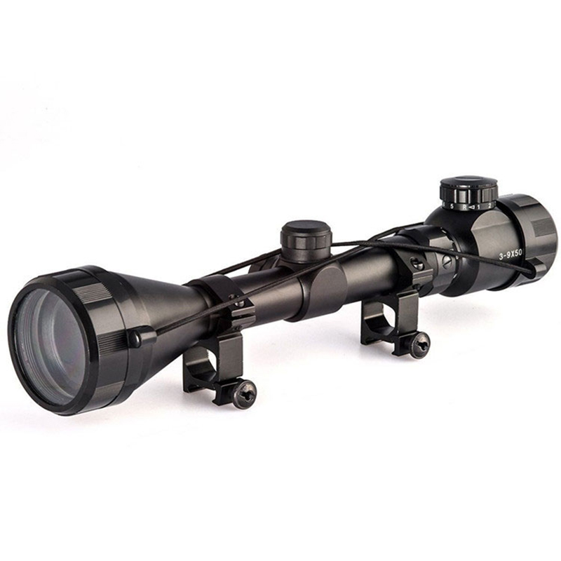 3-9x50, мысалы, аң аулау аймағы тактикалық Rgb жарықтандыру торлы мылтық пневматикалық жұмсақ мылтық