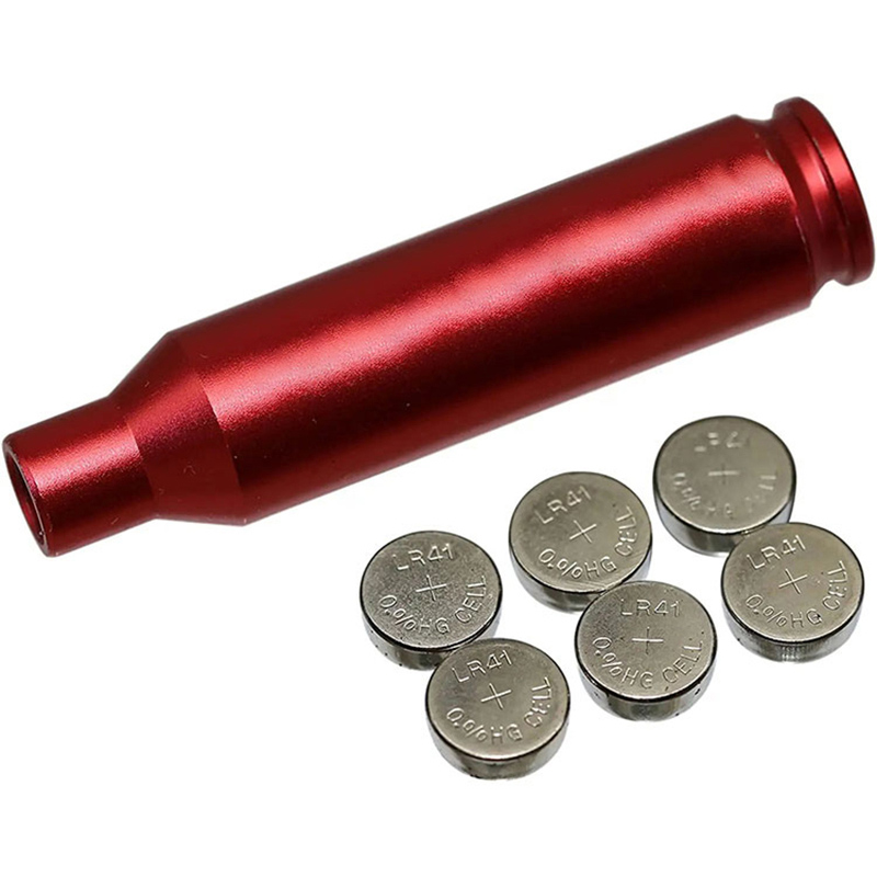 6.5CREEDMOOR саңылау көзінің лазерлік қызыл нүктелі картриджі 2 батарея жинағы бар лазерлі саңылауы