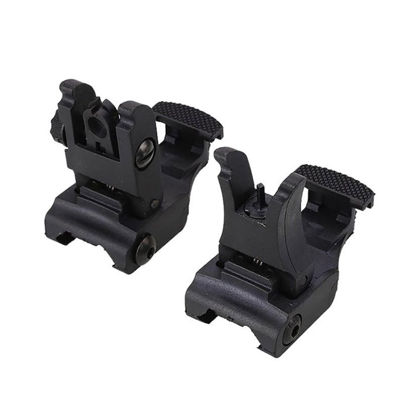 AR-15 Rapid-тактикалық алдыңғы және артқы AR15 бөлшектері Айналмалы резервтік көздеу жинағы AR 15 аң аулауға арналған көрікті