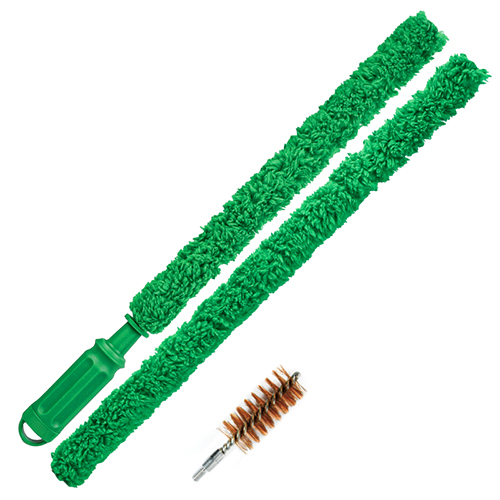 Ыңғайлы тұтқасы бар талшықты (синтетикалық) шолақ мылтықты тазалау қажет. 12/16Га немесе 20Га. 2 дана қаптама, жұмыс ұзындығы 930 мм.