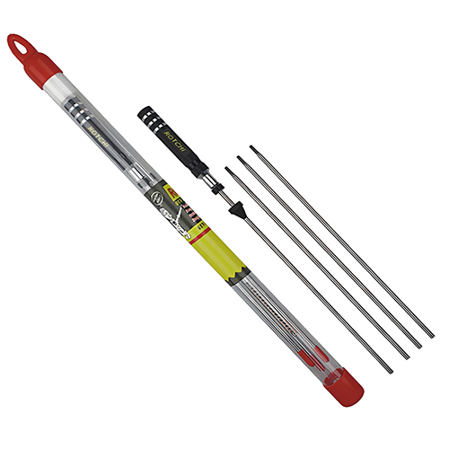 Мылтық пен пневматикалық мылтық жинағы 4 секциялы түтікке оралған