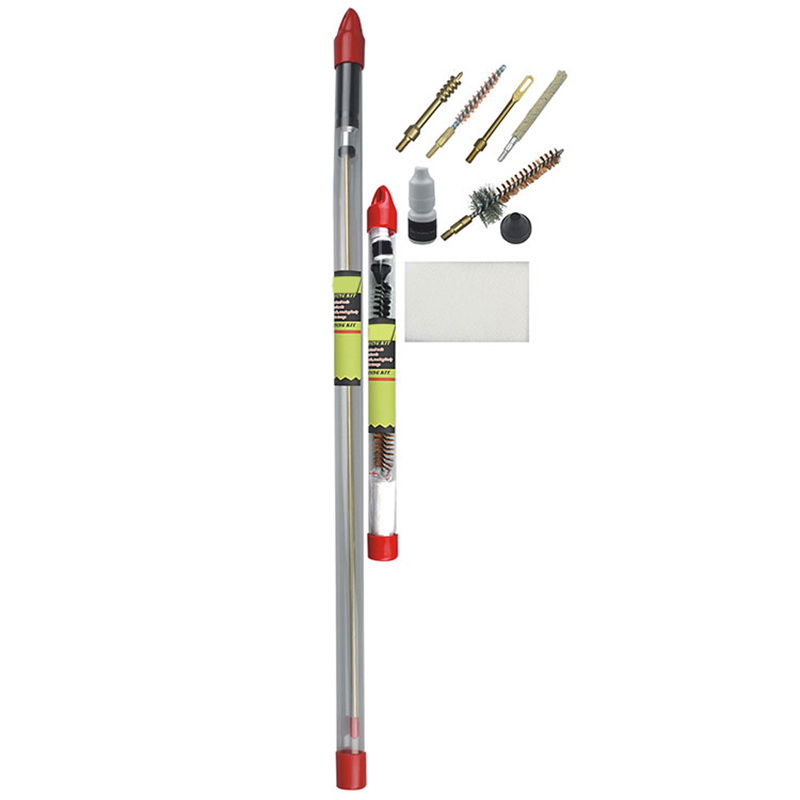 Мылтық тазалау жинақ бір бөлікті ұзын таяқша ілулі түтік пакеті