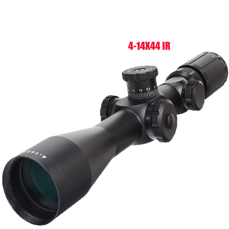 Тактикалық 4-14x44 Пневматикалық мылтық ату Аңшылық алымы Мылтық атқышы Аңшылық құрал-жабдығы Мылтық ату бұрышы Ұзын радиус