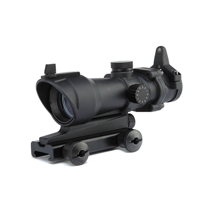 Тактикалық аңшылық 1X32 ACOG M1 Қытай қызыл-жасыл нүктелік көздеу қызыл нүктелік көздеуіш винтовка аң аулау аймағы 20 мм QD тіреуіші бар