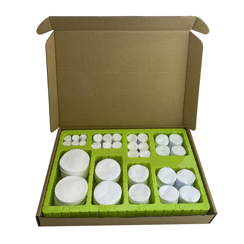 Әмбебап ақ мақта мата матасының квадраты зеңбіректерін тазартады