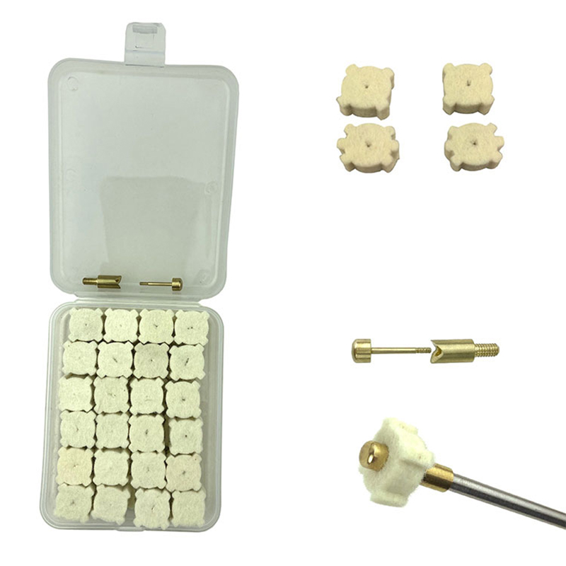 Мылтық камерасын тазартуға арналған жүн жұлдыздары OPP пластикалық қаптамасын тазартады